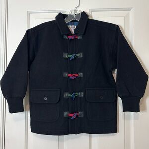 Vintage Kids Gymboree Wool Jacket Lined Rainbow Tag Size Extra Large (XL)